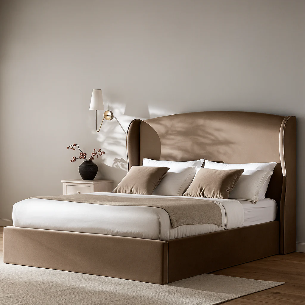 Hearthside Wing Upholstered Bed Hearthside Wing Upholstered Bed - Image 1